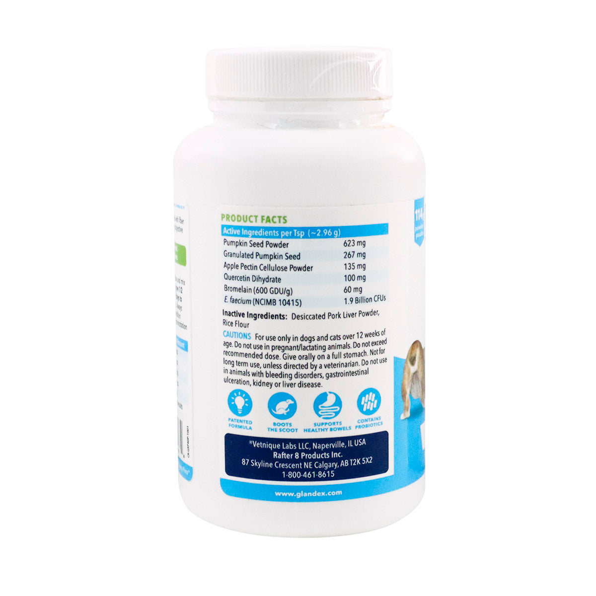 Glandex Powder K9/Feline 114gm