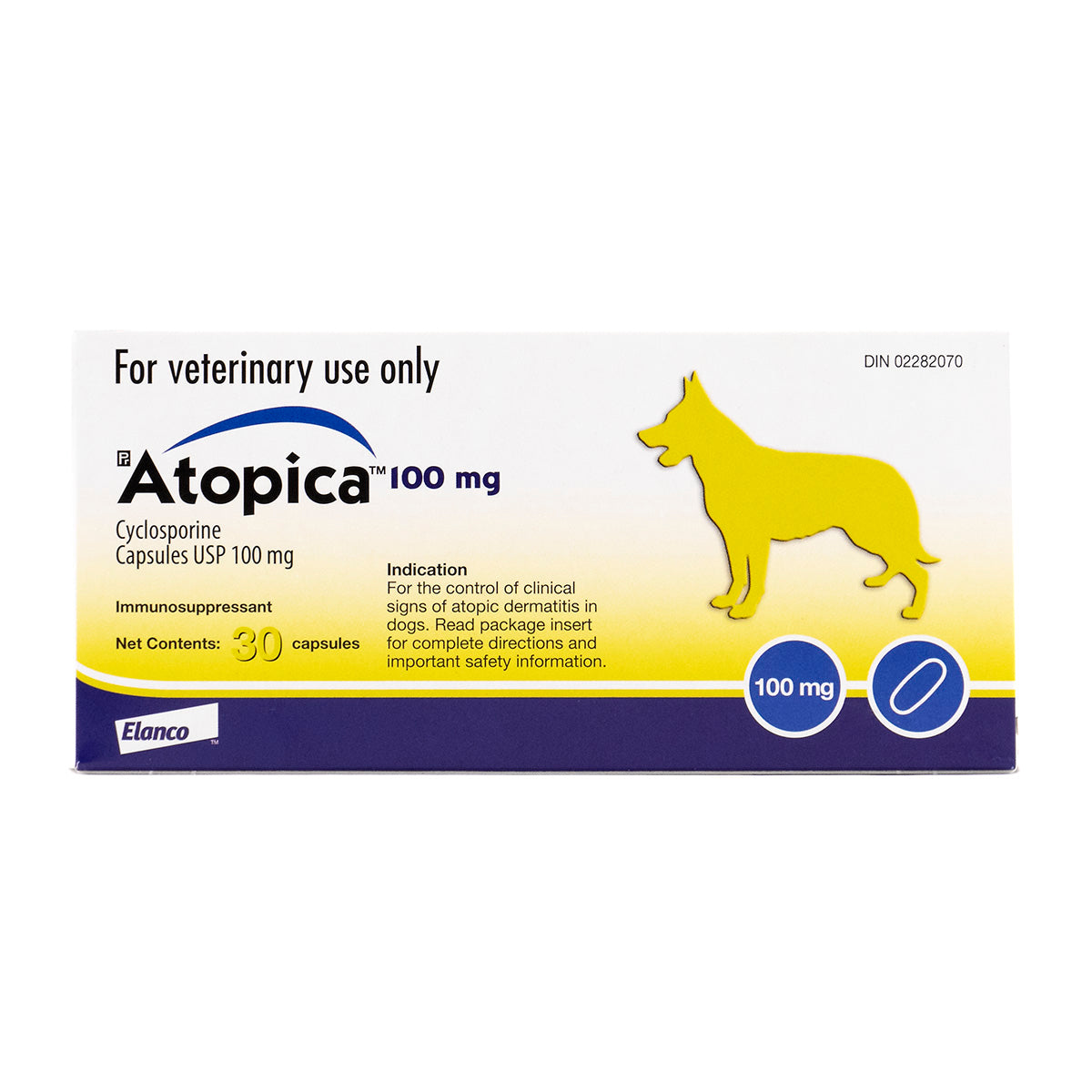 Atopica 100mg x 30 caps