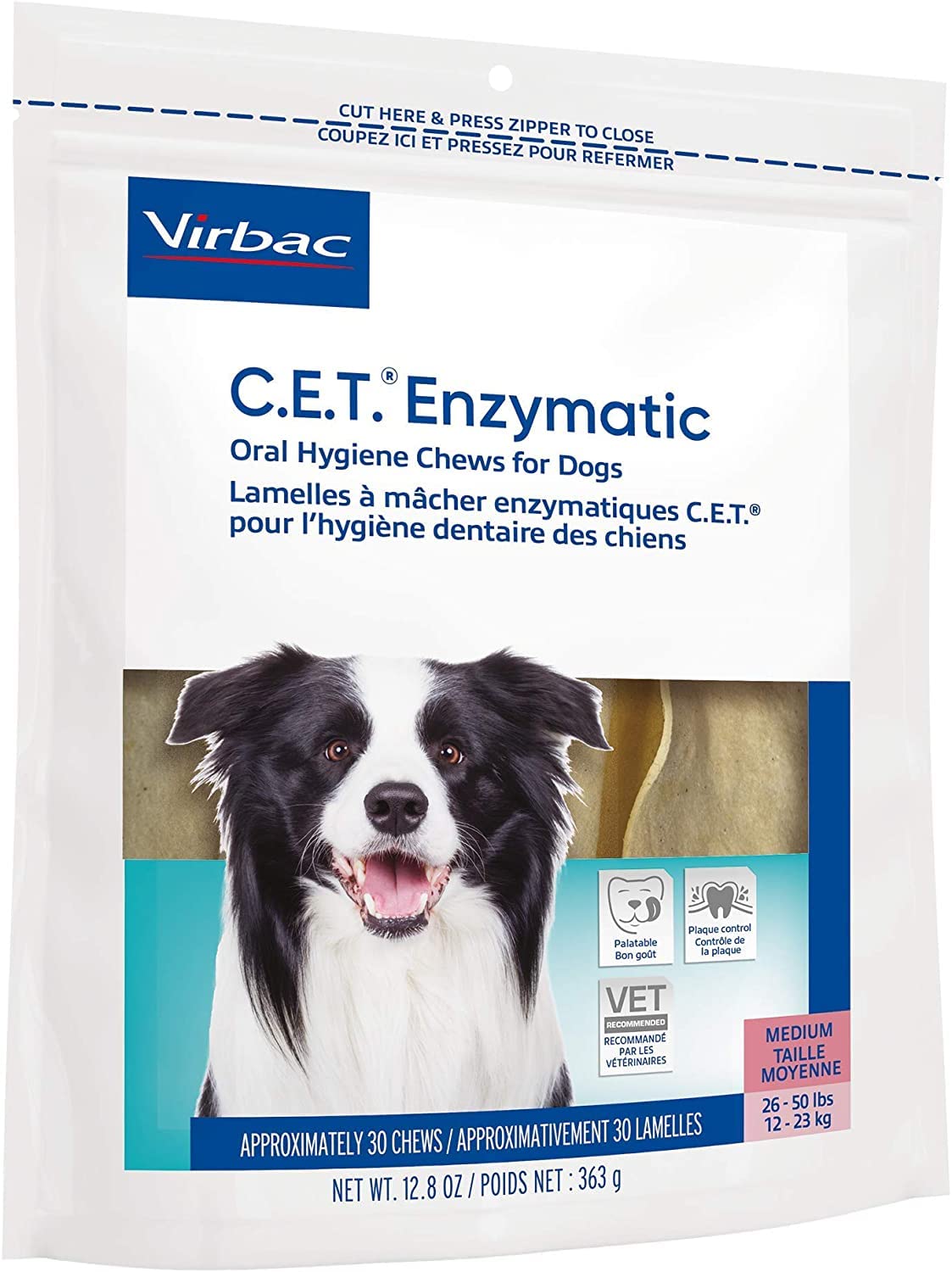 C.E.T.® Enzymatic Oral Hygiene Chews for Dogs