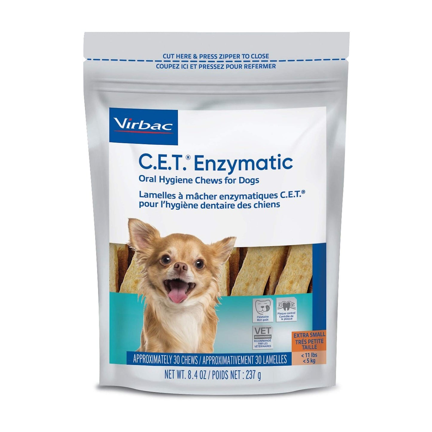 C.E.T.® Enzymatic Oral Hygiene Chews for Dogs