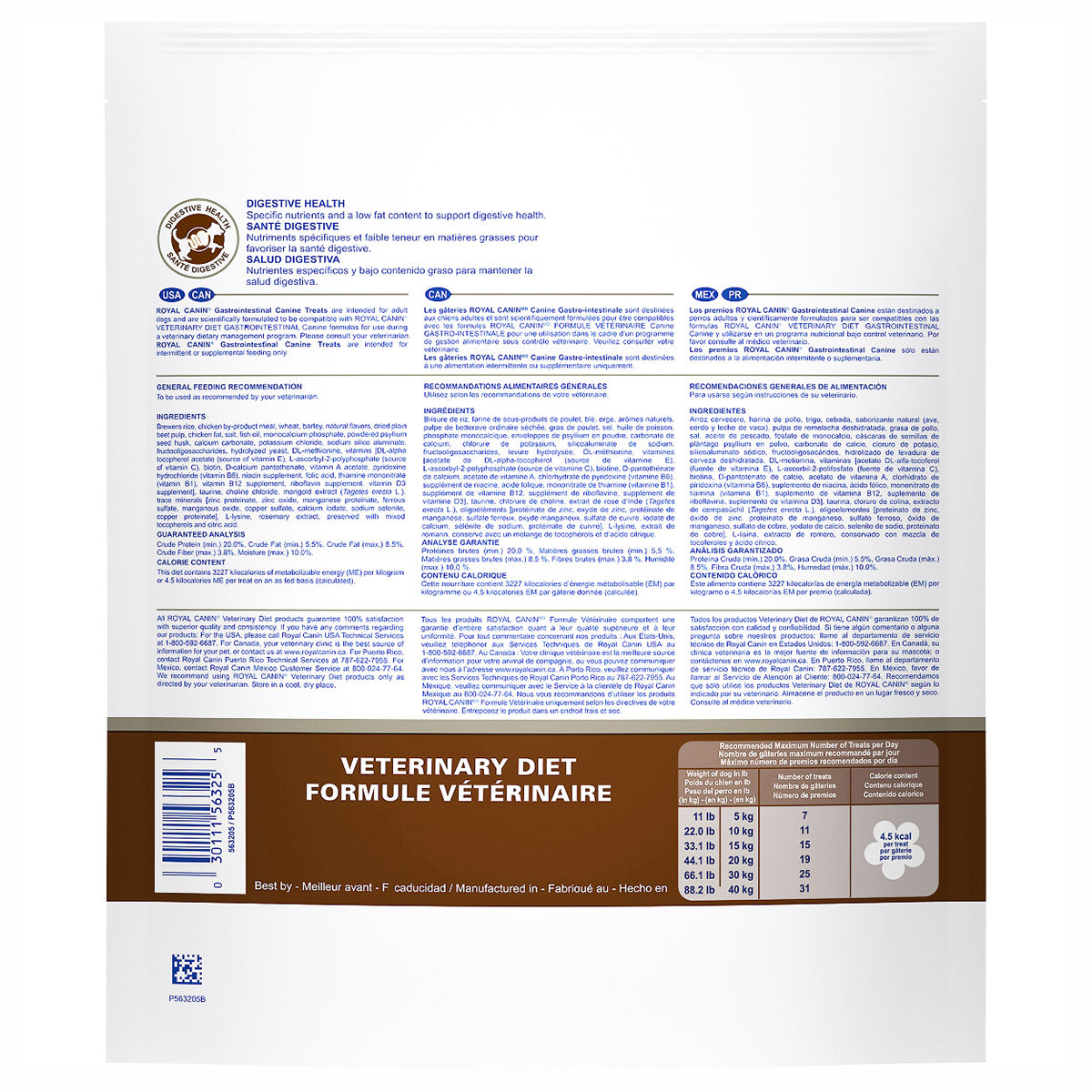 Canine RC Gastro Treats 500g