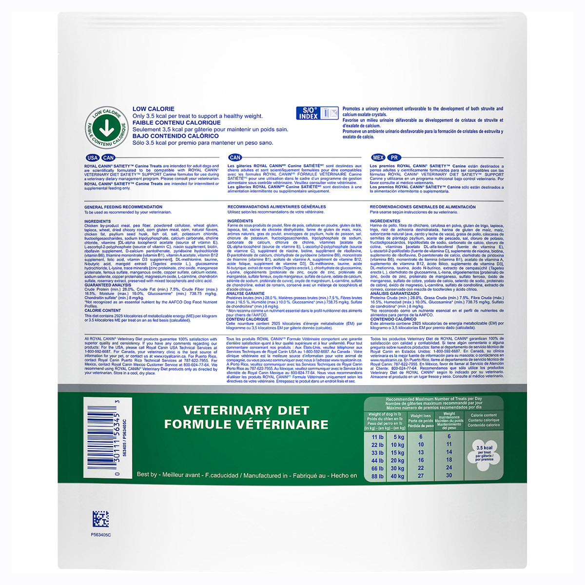 Canine RC Satiety Treats 500g