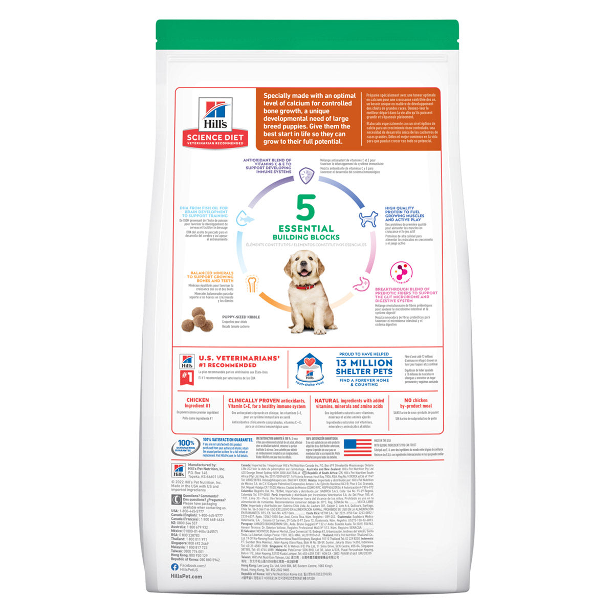 Canine Hills Science Diet Puppy Large Breed Chicken and Rice