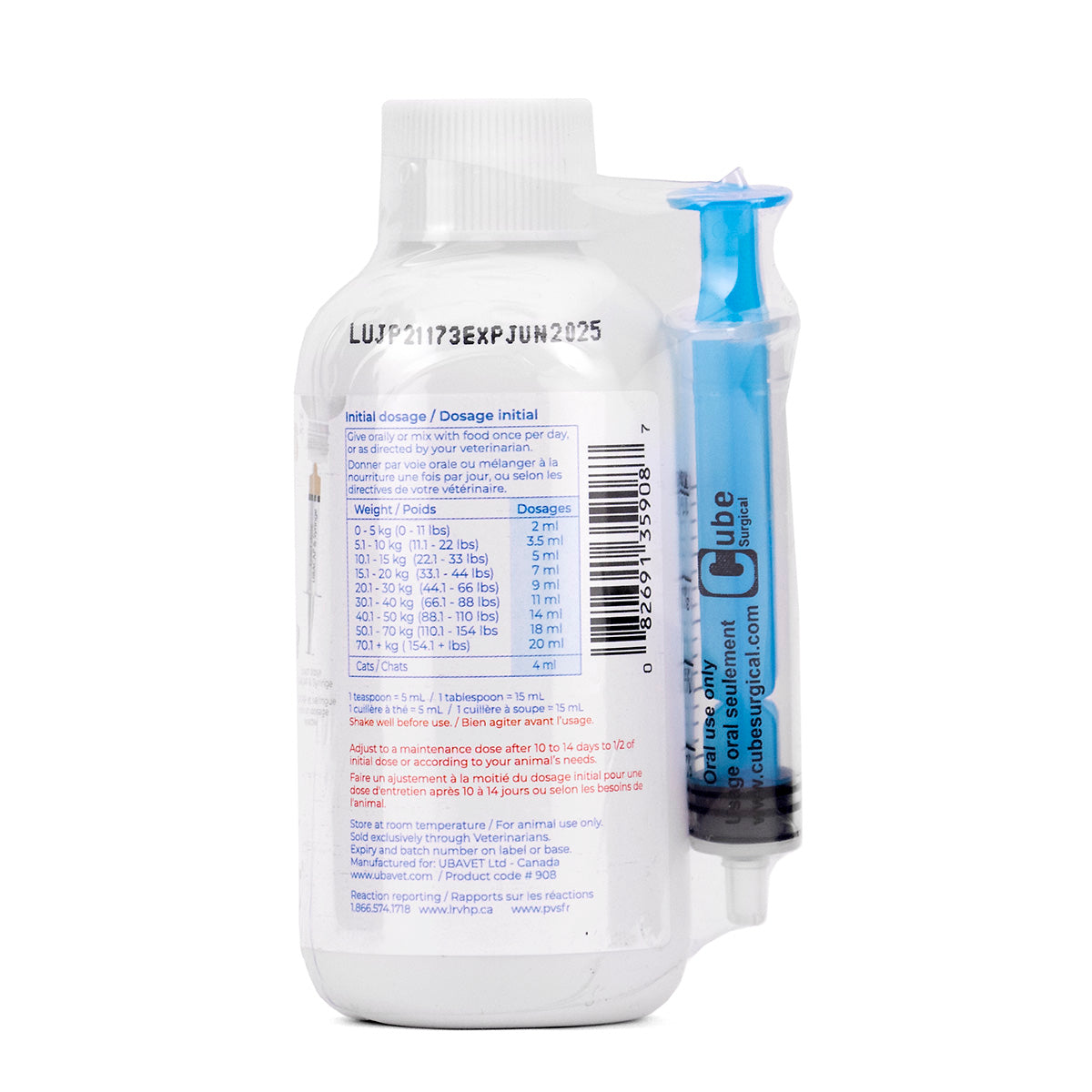 Ubavet Joint Plus Glucosamine 120mL