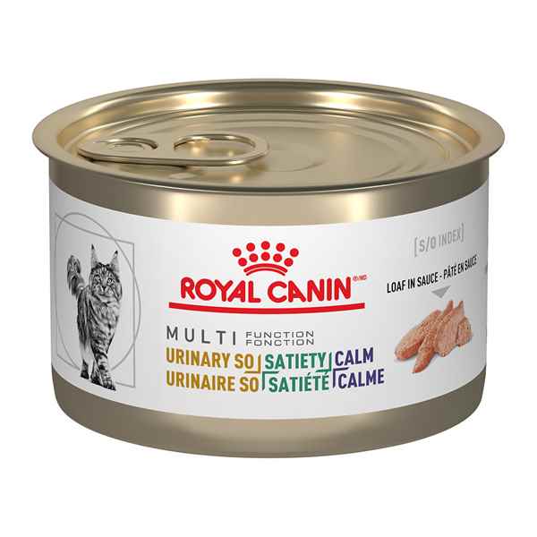 Royal Canin URINARY SO + SATIETY + CALM Loaf Feline Case (24 cans)
