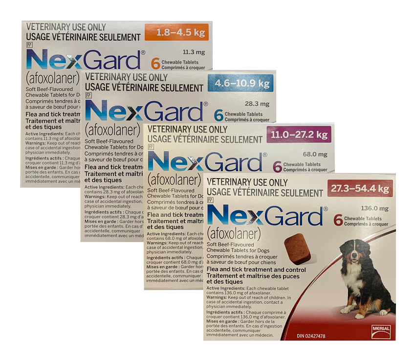 Nexgard dosage clearance
