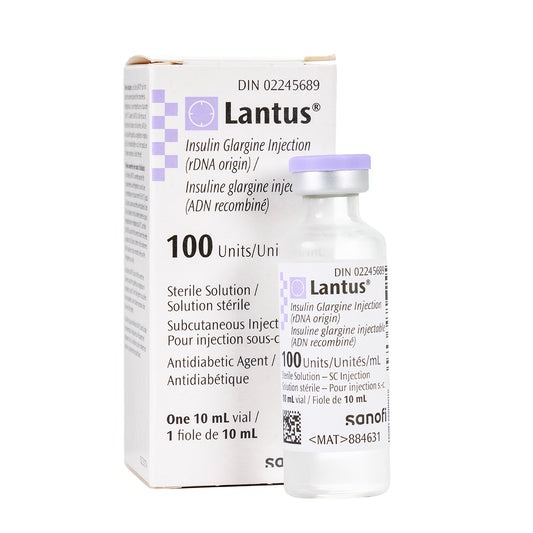 Lantus insulin 100U/ml x 10ml