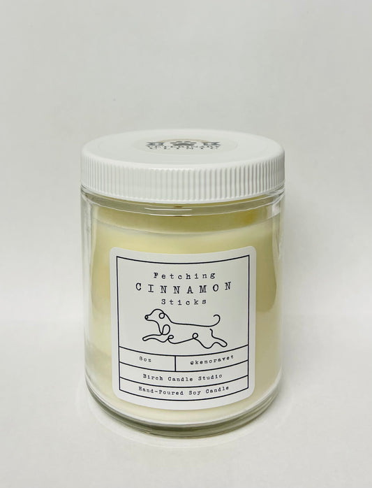 Fetching Cinnamon Sticks Soy Candle