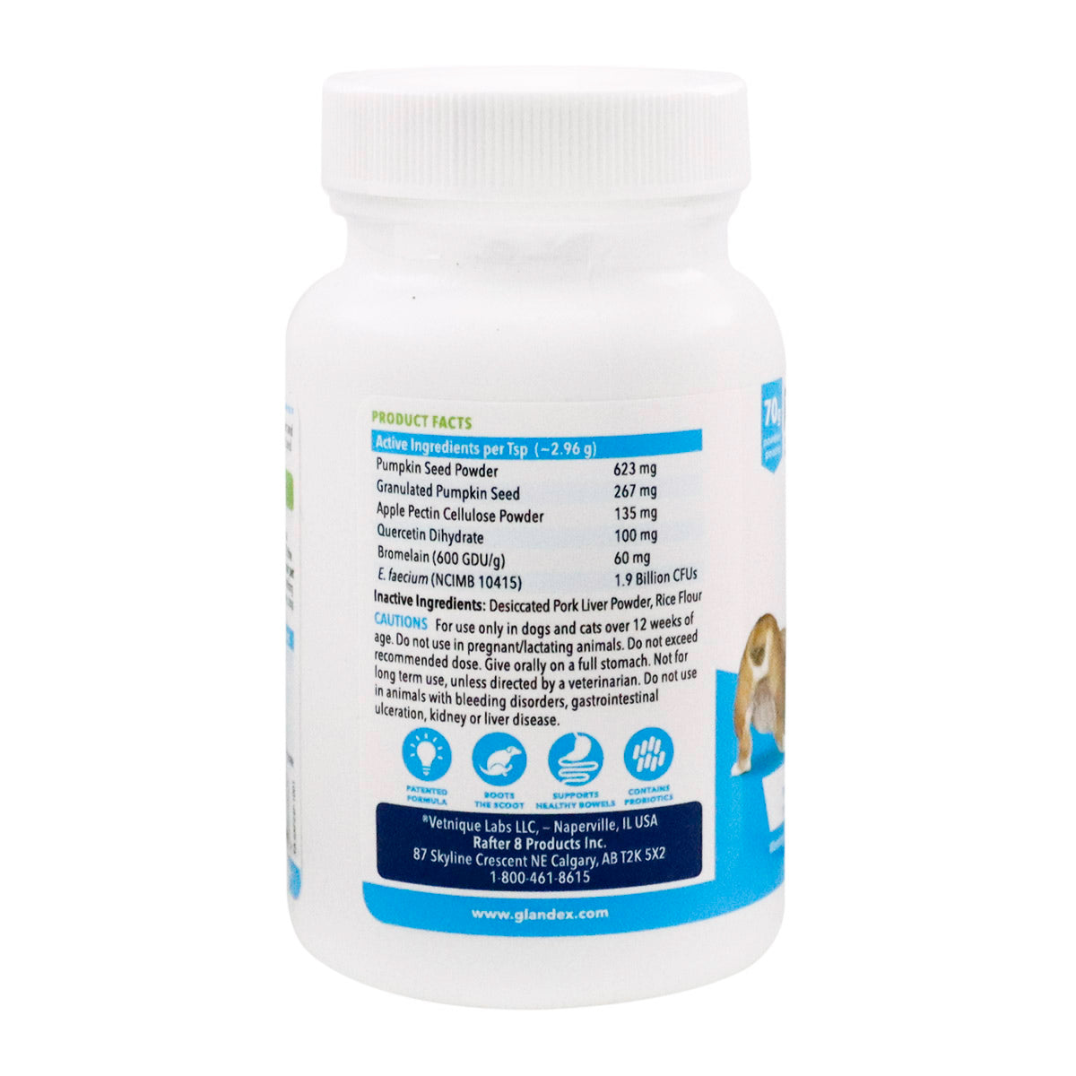 Glandex Powder K9/Feline 70gm