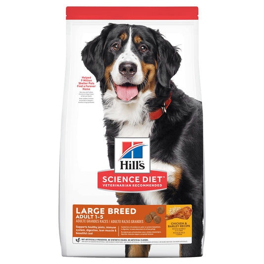 Canine Science Diet large Breed Adult Chicken & Barley 35lb